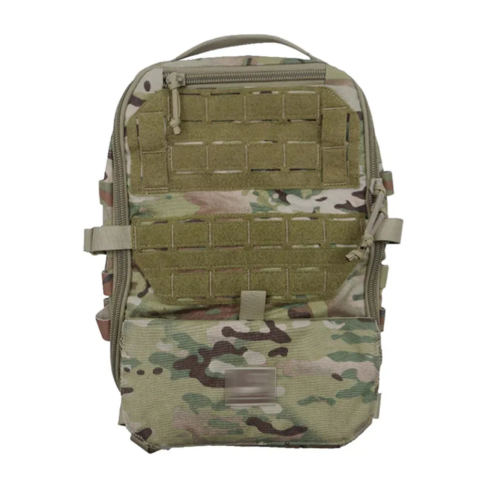 Mochila táctica de asalto modular con placa trasera y bolsa casco