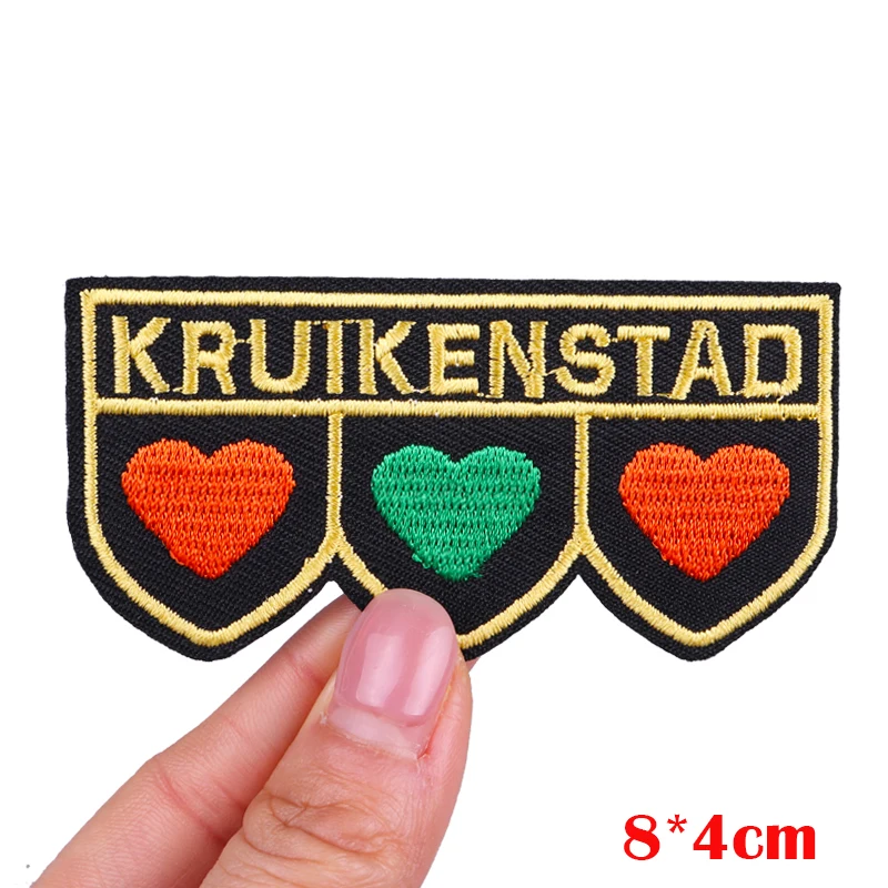 Parche bordado emblema Kruikenstad termoadhesivo carnaval Países Bajos - imagen 5