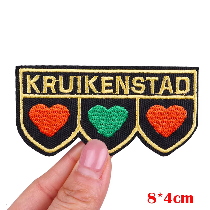 Parche bordado emblema Kruikenstad termoadhesivo carnaval Países Bajos - imagen 5