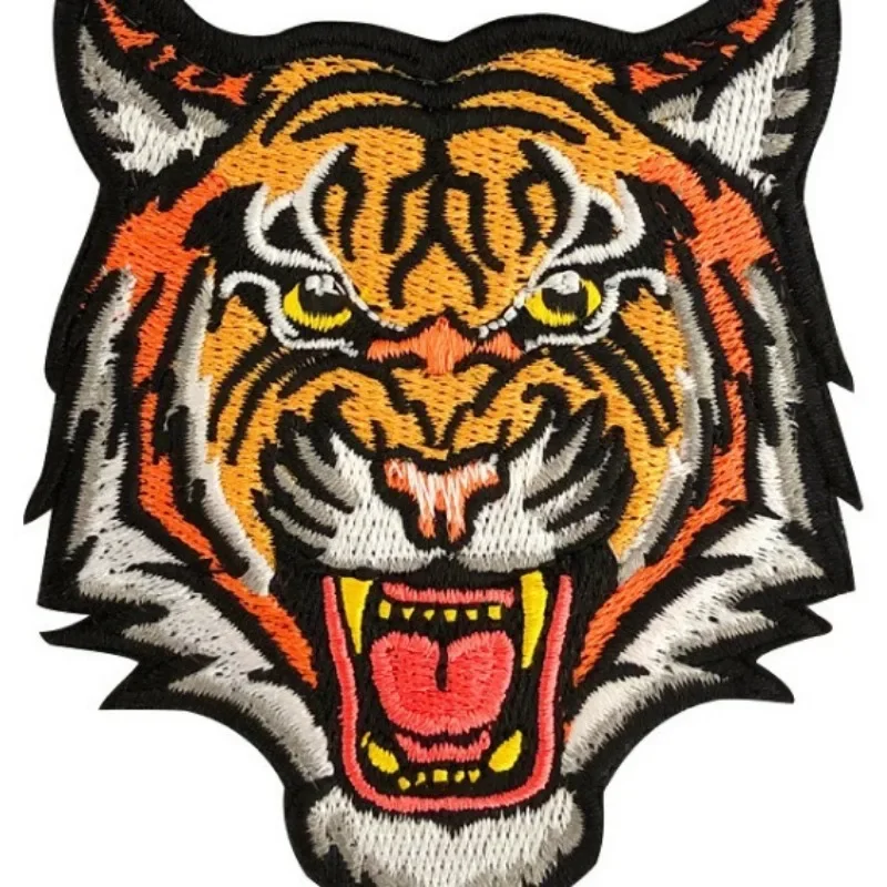 Parche táctico bordado con gancho - oso, lobo o tigre - chaquetas