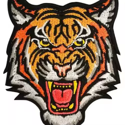 Parche táctico bordado con gancho - oso, lobo o tigre - chaquetas