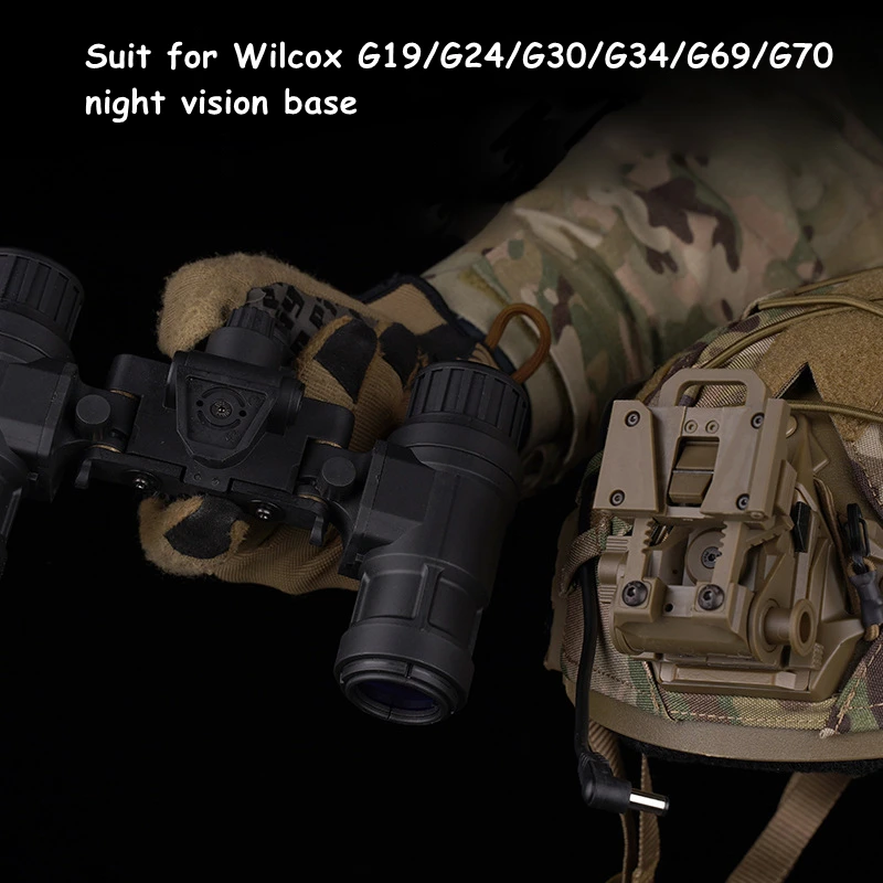 Casco táctico AN PVS31 NVG para airsoft, paintball y tiro - imagen 5