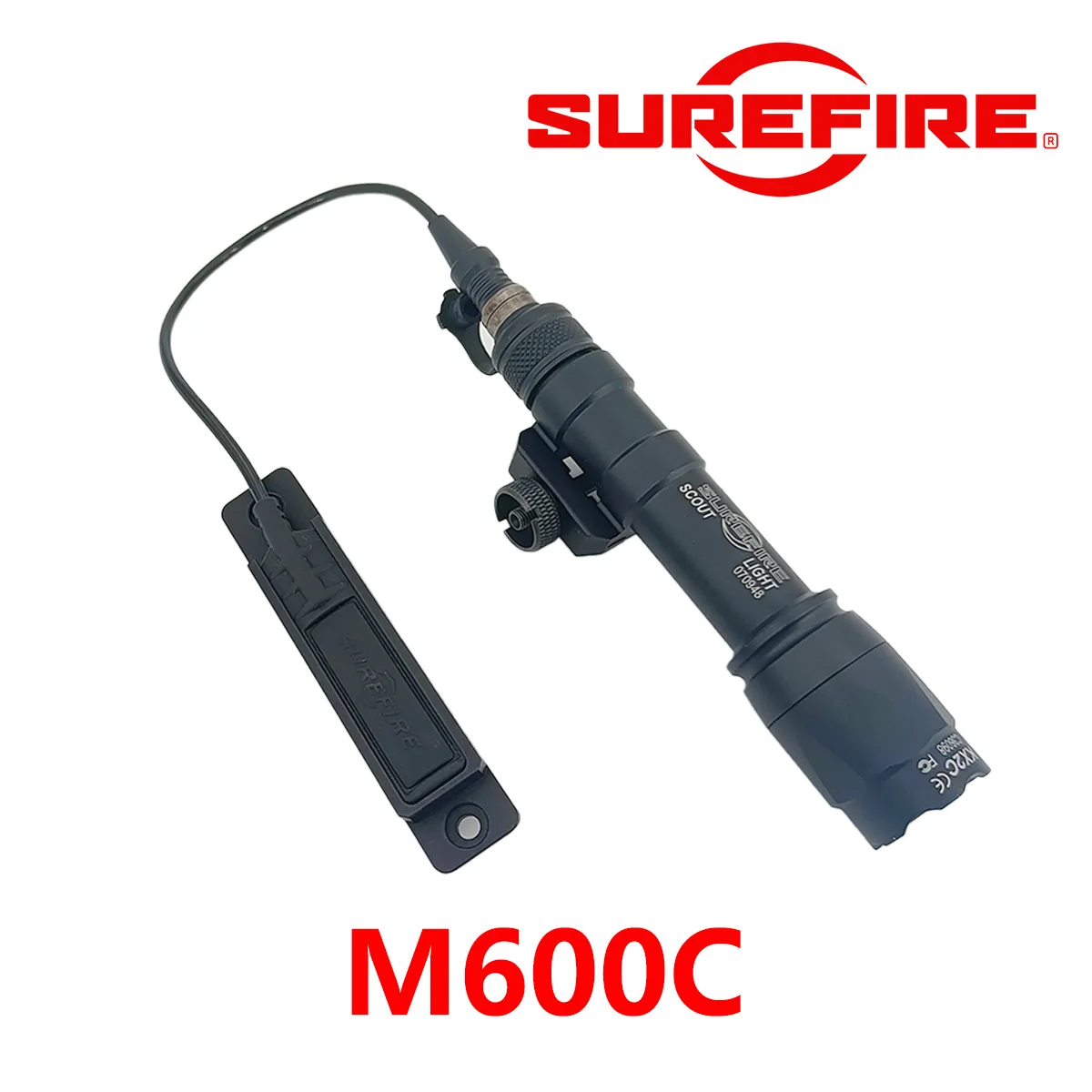 Linterna táctica Surefire luz scout, interruptor presión y montura Picatinny - imagen 5