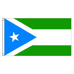 Bandera de poliéster Estado Maakhir para decoración coleccionista