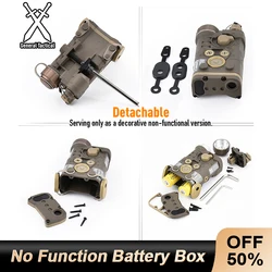 WADSN caja batería airsoft NGAL dummy de nylon táctica vacía