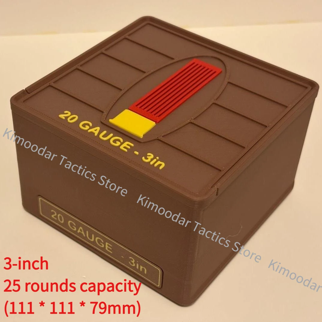 Caja de almacenamiento para cartuchos de escopeta – impresa durable - imagen 5