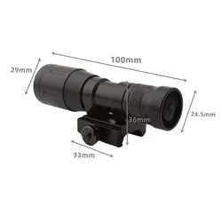 Linterna táctica mini de metal para riel Picatinny y M-Lok
