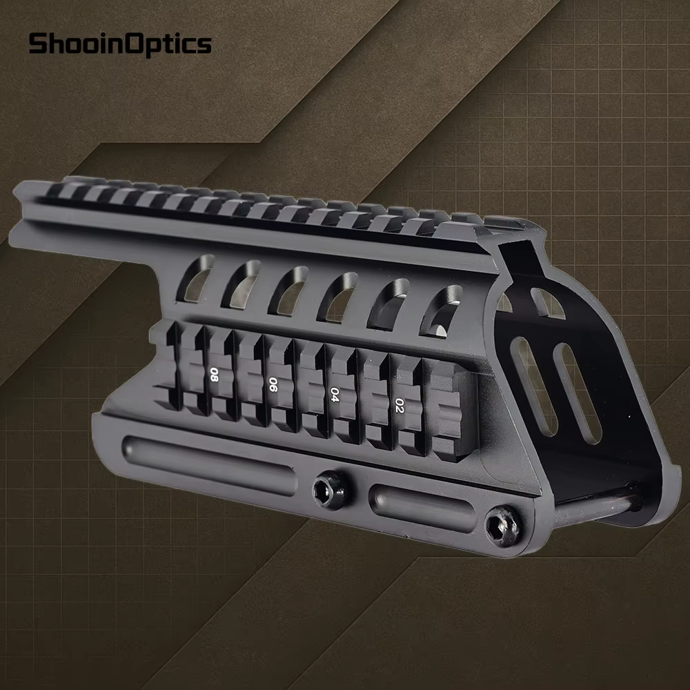 Adaptador Picatinny Remington 870 – Riel aluminio para óptica táctica - imagen 3