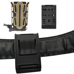Clip táctico para cinturón con funda para cargadores de caza