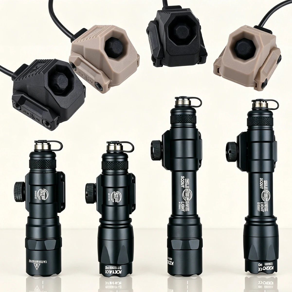 Surefire M600 Linterna táctica con interruptor remoto AXON, Picatinny