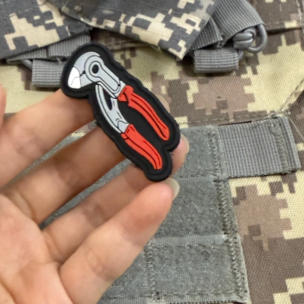 Insignia PVC para paneles tácticos y bolsillos compatibles