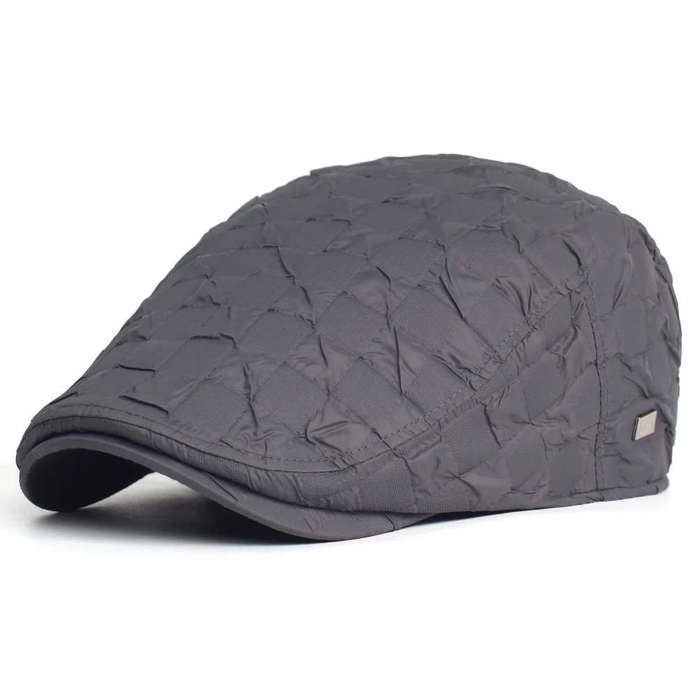 Gorro invierno grueso cálido con visera ajustable estilo Gatsby - imagen 4