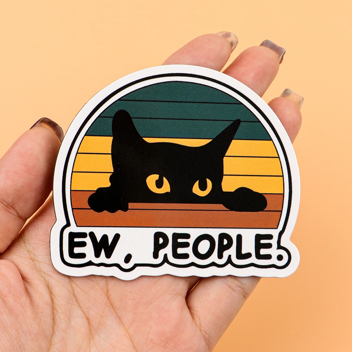 Imanes para nevera gato negro kawaii magnéticos, decoración DIY
