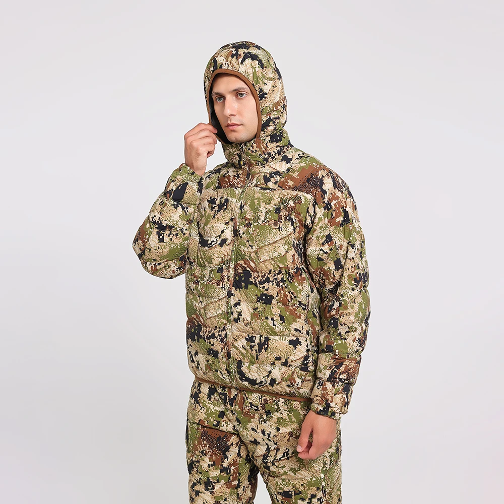 Kelvin Chaqueta de caza plumón ligera térmica camuflaje invierno - imagen 4