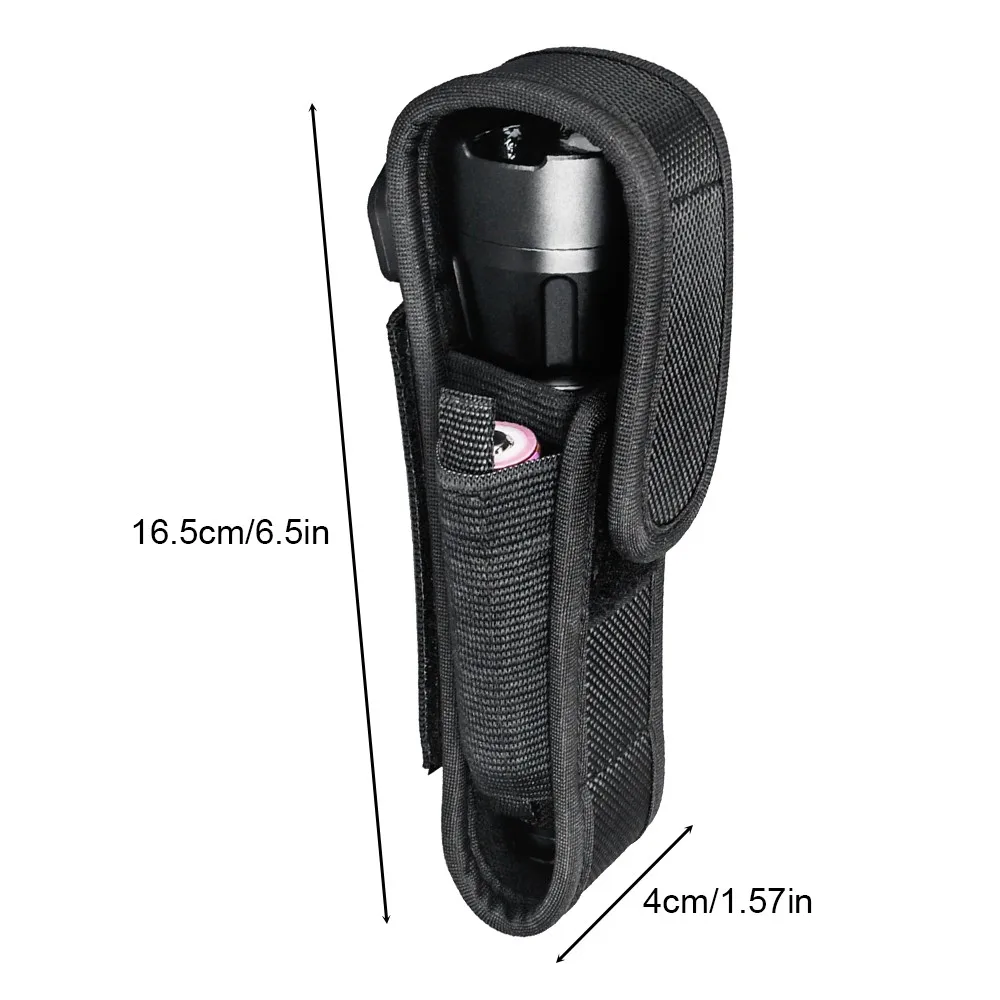 Funda táctica para linterna T307 de nailon para cinturón - imagen 2