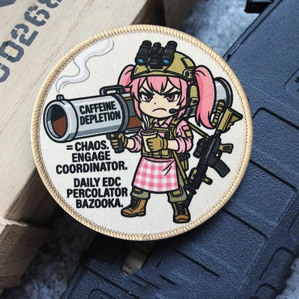 Parche táctico anime waifu Baka – velcro gancho y bucle mochila - imagen 3