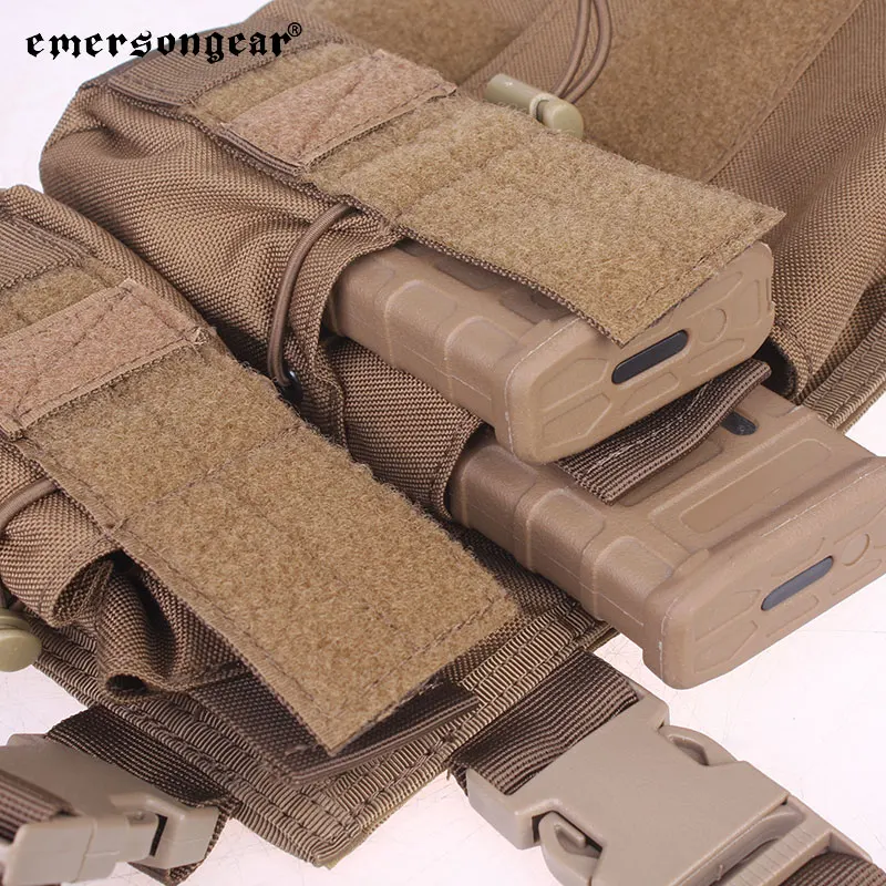 Emersongear Aparejo de Pecho Táctico Multibolsillos Nylon - imagen 5