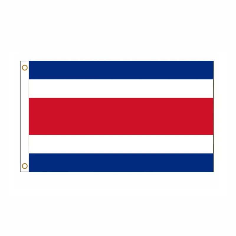 Bandera nacional Costa Rica 90x150 cm poliéster para exterior - imagen 2
