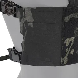 SINAIRSOFT chaleco táctico MOLLE corte láser soporte pecho extendido