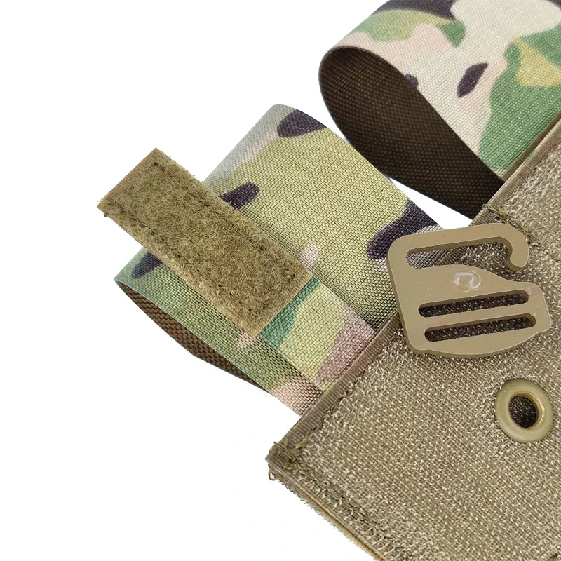 Porta cargadores MOLLE Multicam táctico para M4 panel frontal - imagen 5