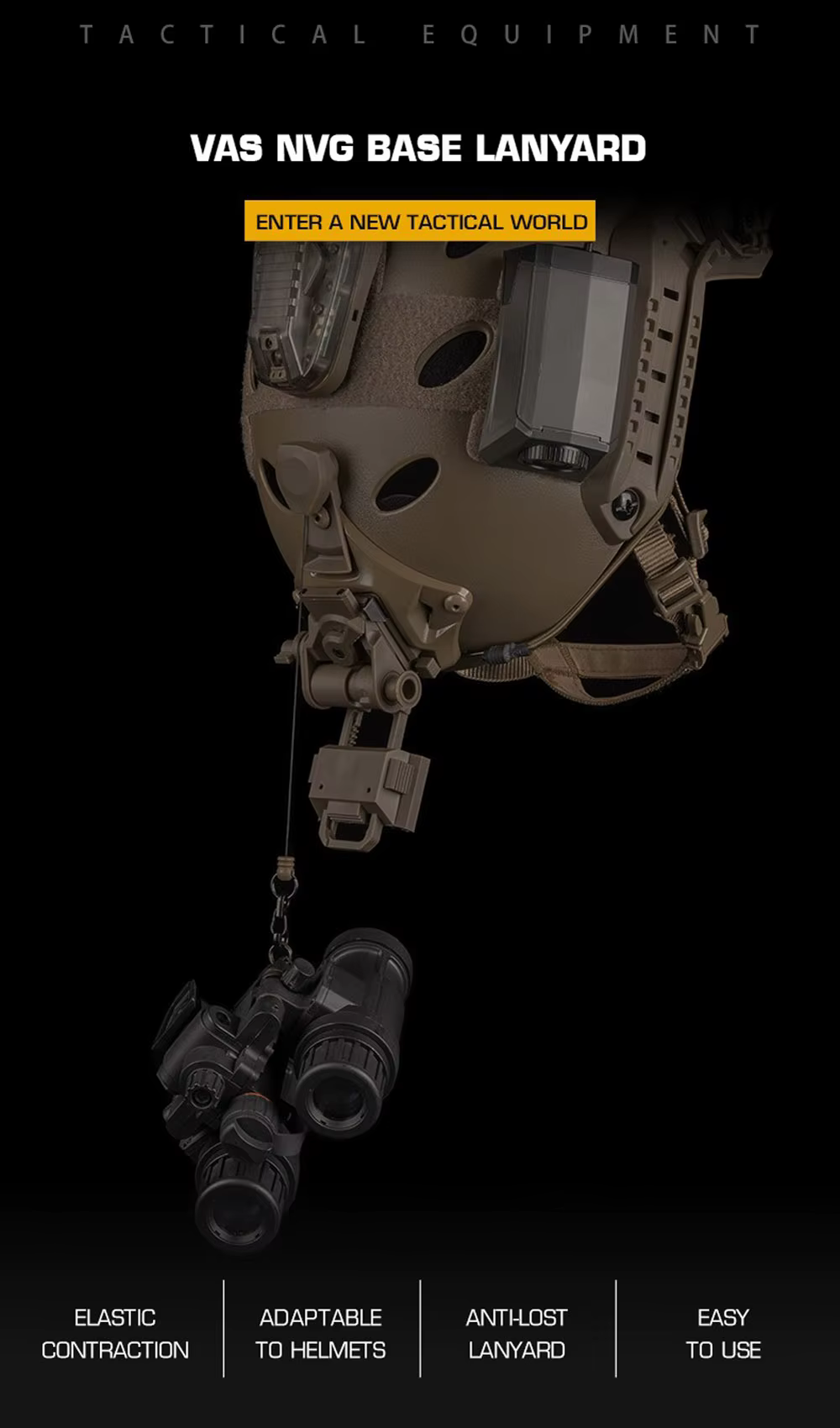 Cordón NVG en montaje lateral