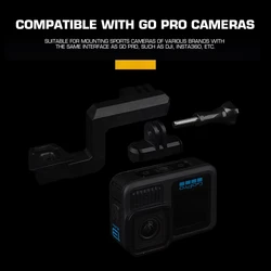 Soporte de casco NVG para GoPro/DJI, adaptador cámara deportiva táctica