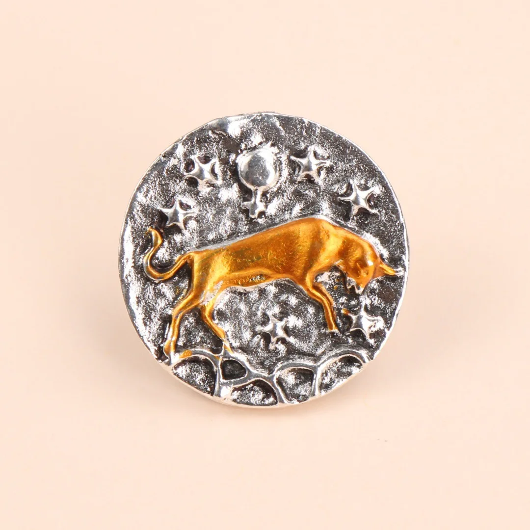 Pin solapa zodiacal: insignia mochila, regalo cumpleaños - imagen 3