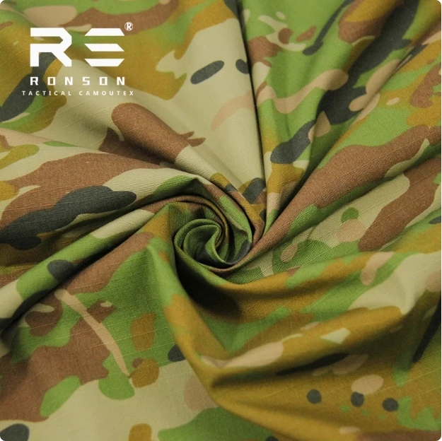 Textura del tejido camuflado