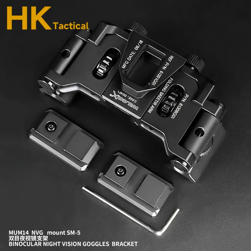 Soporte Casco NVG MUM-14 con puente binocular metálico SM-5 modular