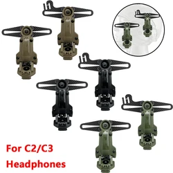 Soporte auriculares tácticos Comtac II/III riel Ops Core ARC Team Wendy