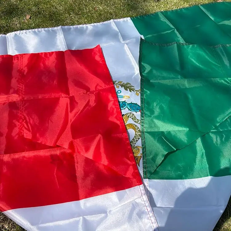 Bandera México poliéster tipo chal para hombro interior y exterior - imagen 5