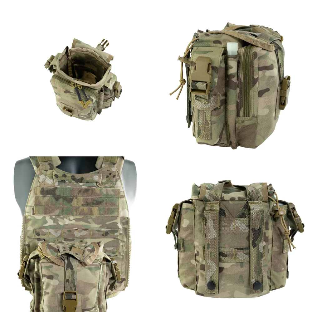 Bolsa táctica MOLLE multiusos botella y termo exteriores - imagen 3