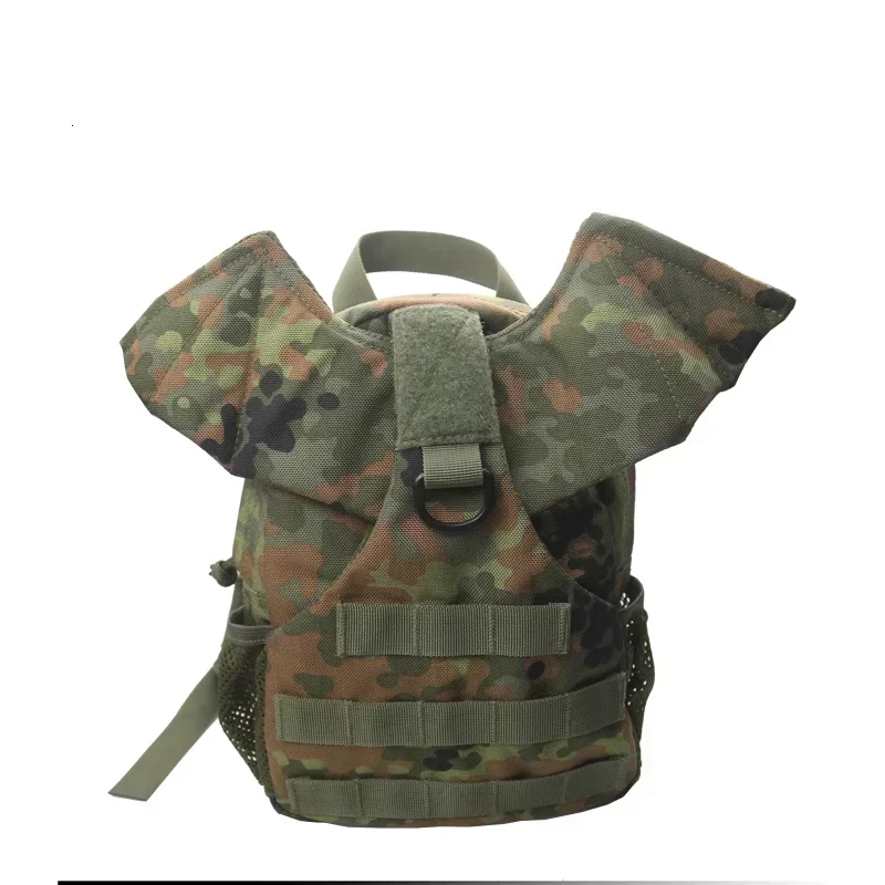 Mochila táctica de nailon camuflaje para viaje y aire libre - imagen 2