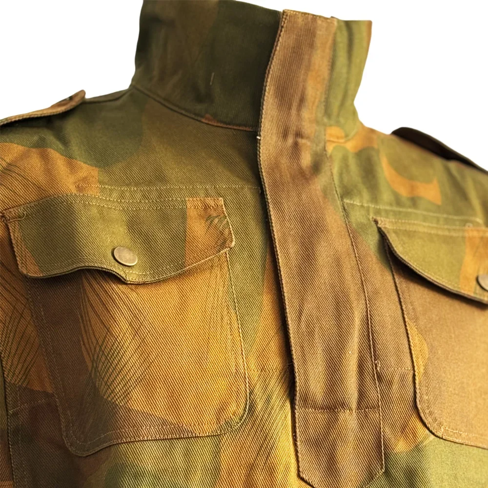 Chaqueta Denison M1944 camuflaje militar WWII réplica - imagen 5