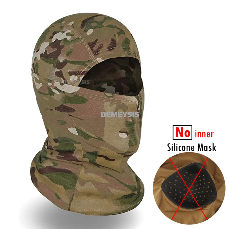Pasamontañas táctico con máscara facial completa para airsoft y tiro - imagen 5
