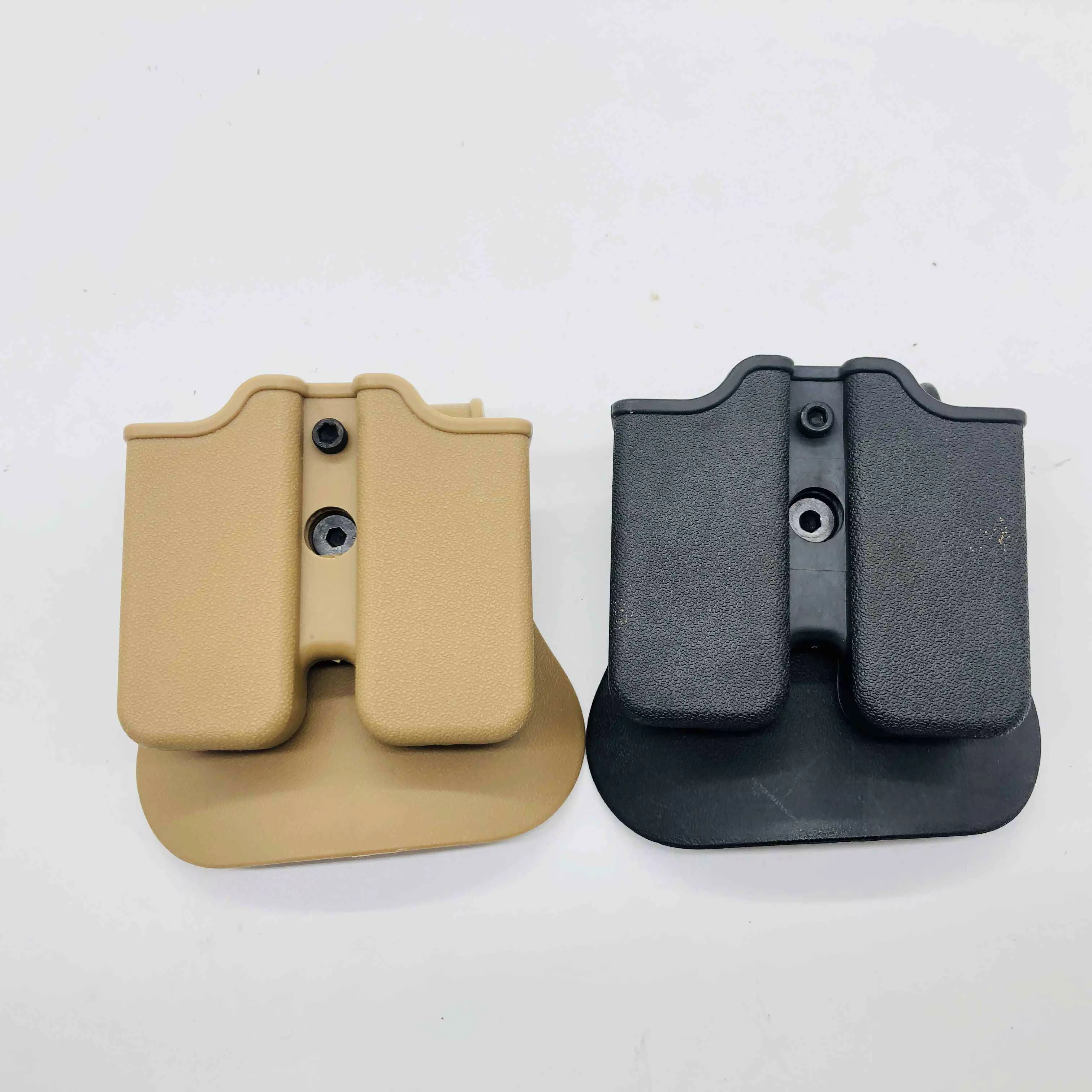 Funda táctica doble portacargadores 9mm/.40 – Clip cinturón 1,5-2 - imagen 3