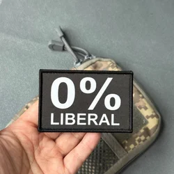 Parche táctico insignia bordada moral con velcro gancho y bucle