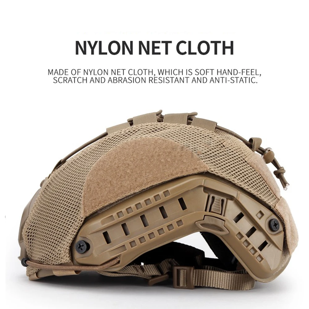 Funda de malla transpirable para casco rápido – Airsoft y Paintball - imagen 2