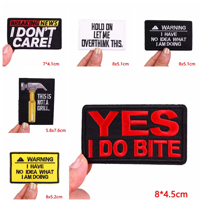 Parches bordados para personalizar ropa