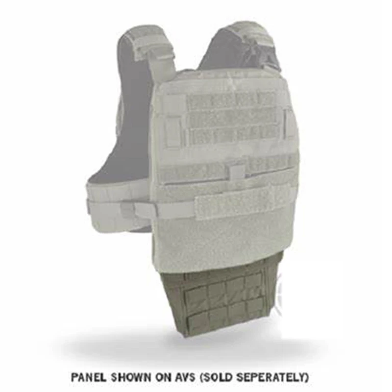 Bolsa táctica MOLLE portaplacas abdomen – Panel ventral chaleco - imagen 4