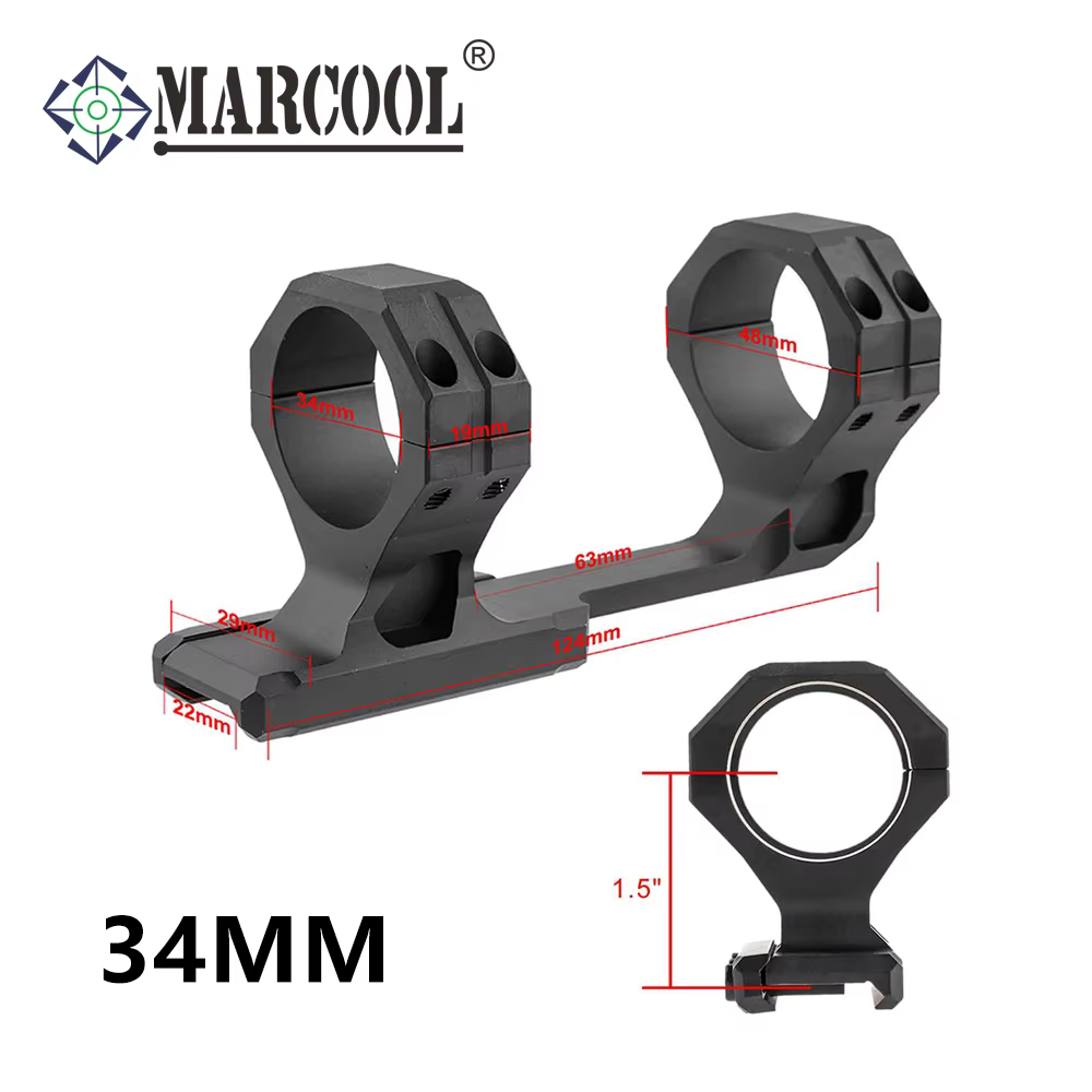 MARCOOL 7075 Soporte de anillo táctico resistente aluminio una pieza