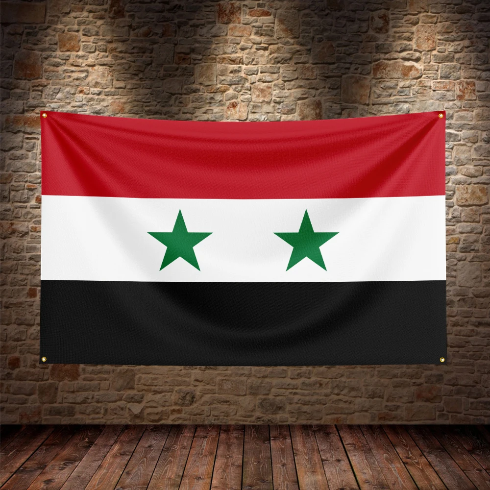 Parche bandera de Siria impresión exterior de un solo lado - imagen 5