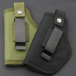 Funda pistola IWB/OWB universal táctica ajustable con clip metálico
