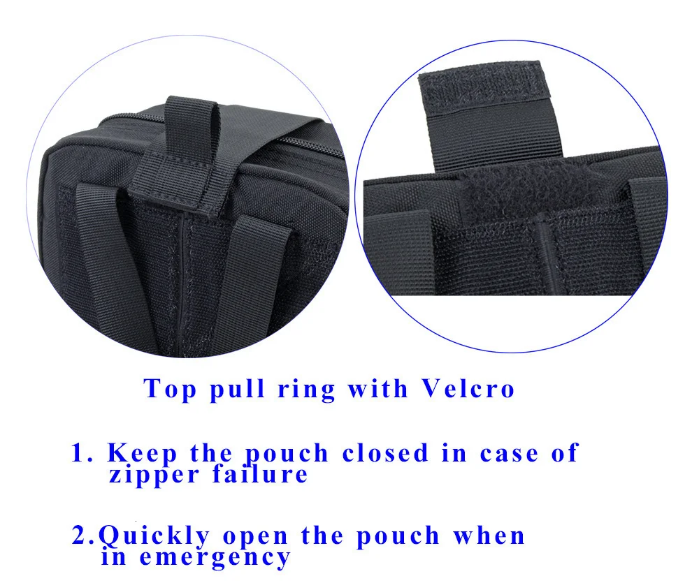 Panel MOLLE con asa de extracción rápida