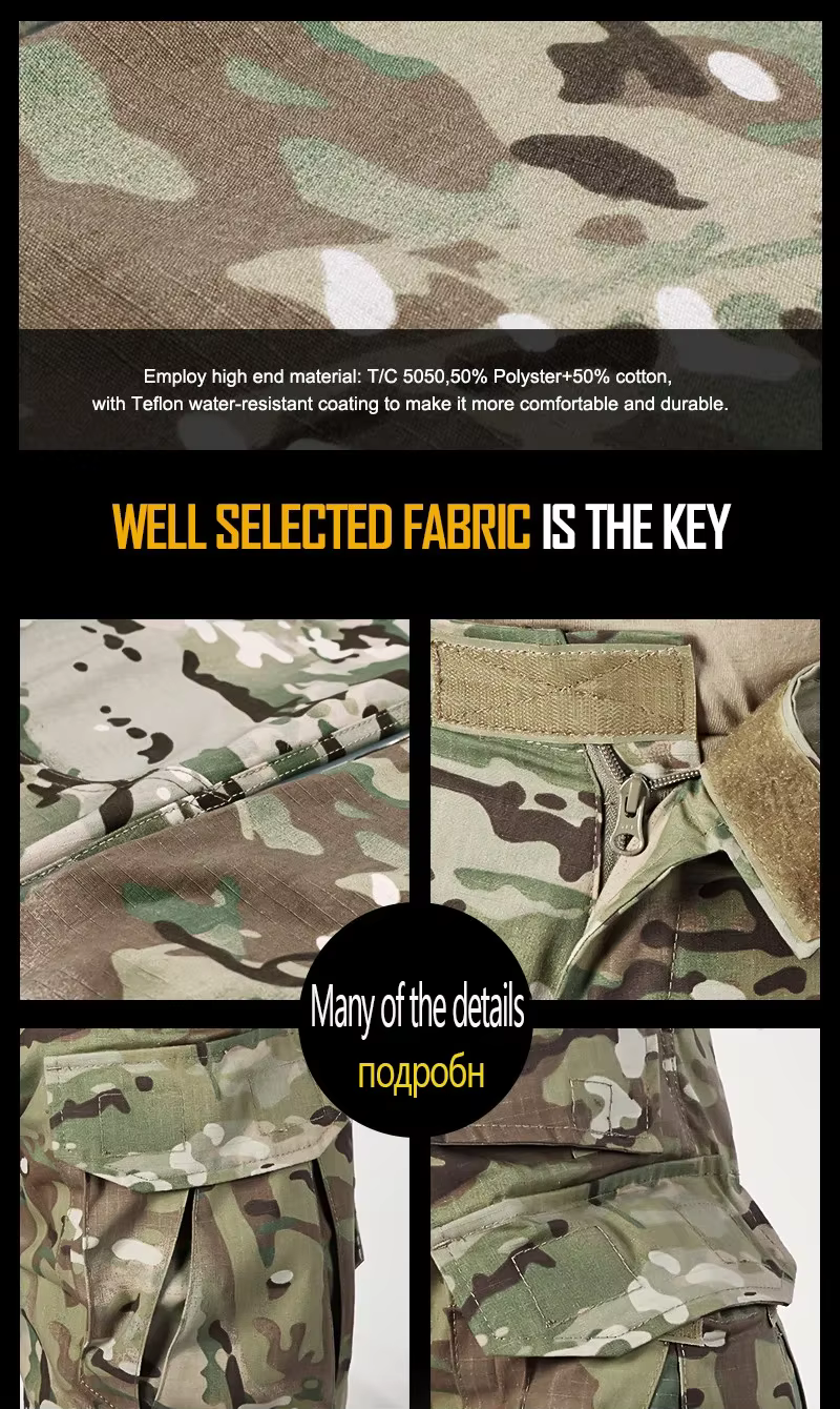Ajuste de velcro en pierna de pantalones de combate