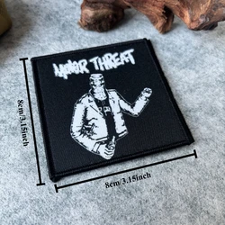 Parche táctico impreso amenaza menor – Brazalete MOLLE con velcro