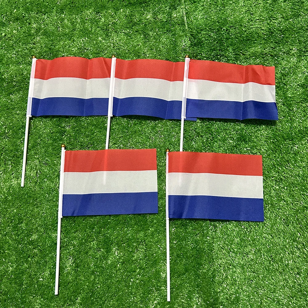 Bandera mano Países Bajos poliéster ondeando nacional - imagen 4