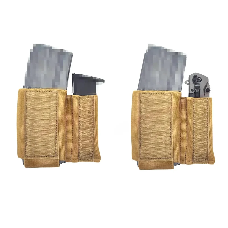 Portacargadores Táctico Doble Elástico – 556/9mm Compatible MOLLE - imagen 2