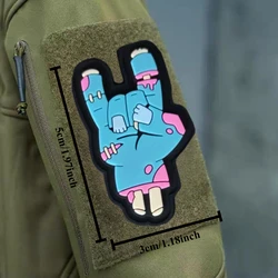 Parche militar esqueleto – Insignia táctica velcro