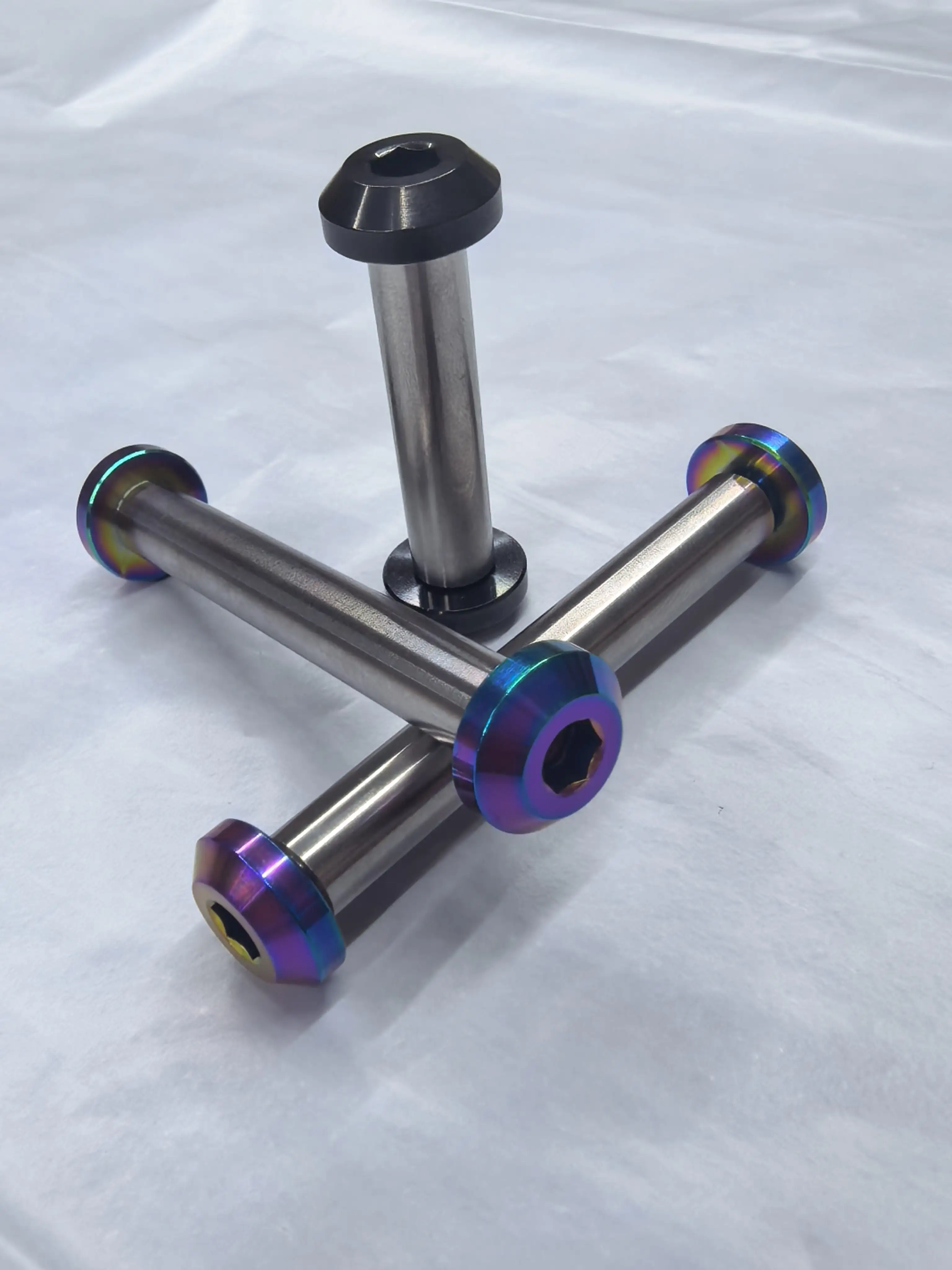 Tornillos Allen para amortiguadores traseros de bicicleta de titanio - imagen 3